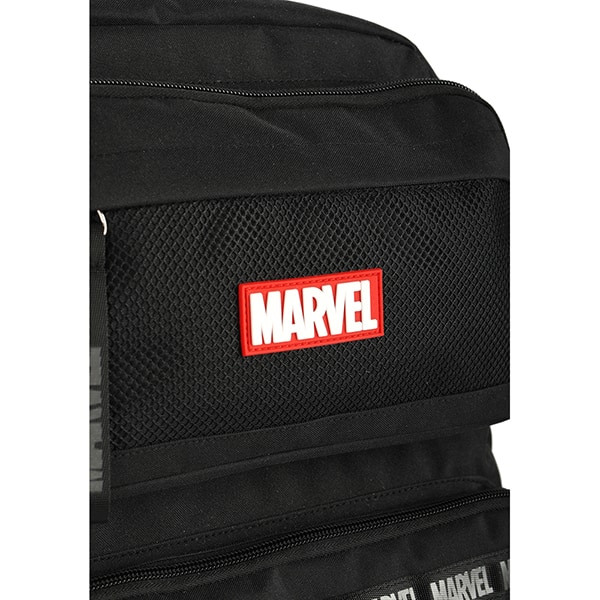 Mochila escolar em poliéster, Avengers, Preto, MJ47727AG, Luxcel - PT 1 UN