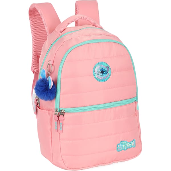 Mochila Escolar Infantil Stitch Disney MJ47745SC Luxcel - PT 1 UN