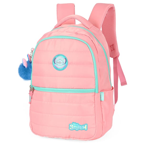 Mochila Escolar Infantil Stitch Disney MJ47745SC Luxcel - PT 1 UN