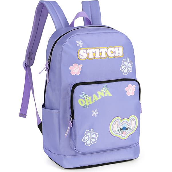 Mochila Escolar Infantil Stitch Disney MS47735SC Luxcel - PT 1 UN