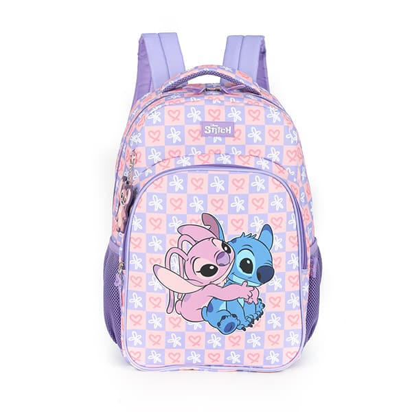 Mochila Escolar Infantil Stitch Disney MS47740SC Luxcel - PT 1 UN