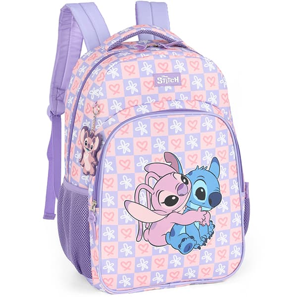 Mochila Escolar Infantil Stitch Disney MS47740SC Luxcel - PT 1 UN