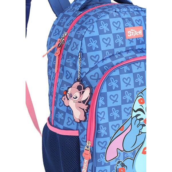Mochila poli. Stitch azul MS47740SC_ Luxcel PT 1 UN