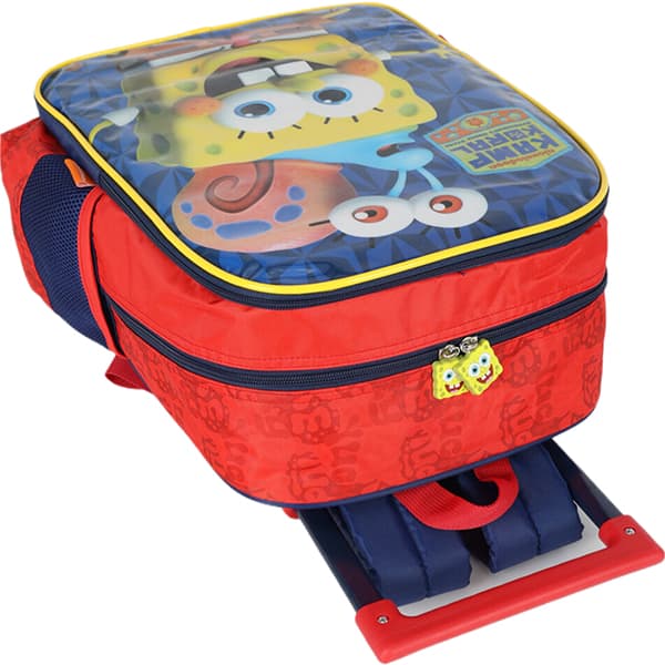 Mochila Escolar com Rodinhas Bob Esponja IC41785BE Luxcel PT 1 UN