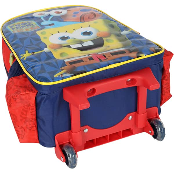 Mochila Escolar com Rodinhas Bob Esponja IC41785BE Luxcel PT 1 UN