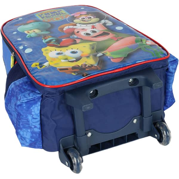 Mochila Escolar com Rodinhas Bob Esponja, IC41785BE, Luxcel - PT 1 UN