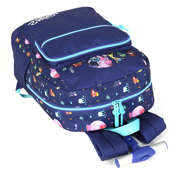 Mochila Escolar Infantil de Rodinhas, Divertidamente Disney, MC47757DM, Luxcel - PT 1 UN