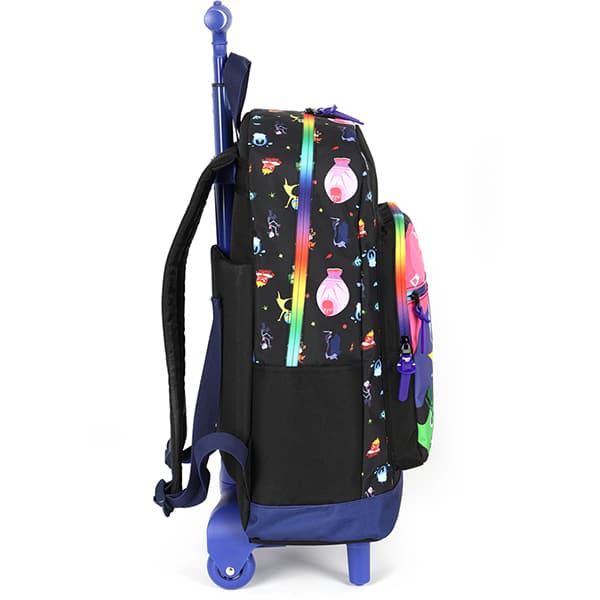 Mochila Escolar Infantil de Rodinhas, Divertidamente Disney, MC47757DM, Luxcel - PT 1 UN