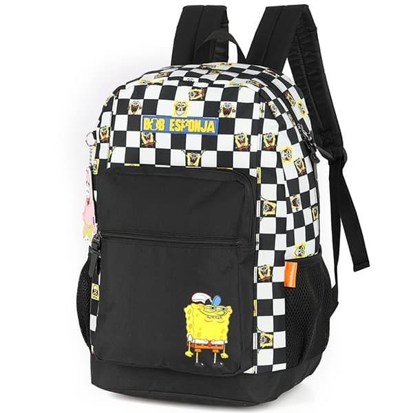 Mochila Escolar Bob Esponja MS47754BE Luxcel - PT 1 UN