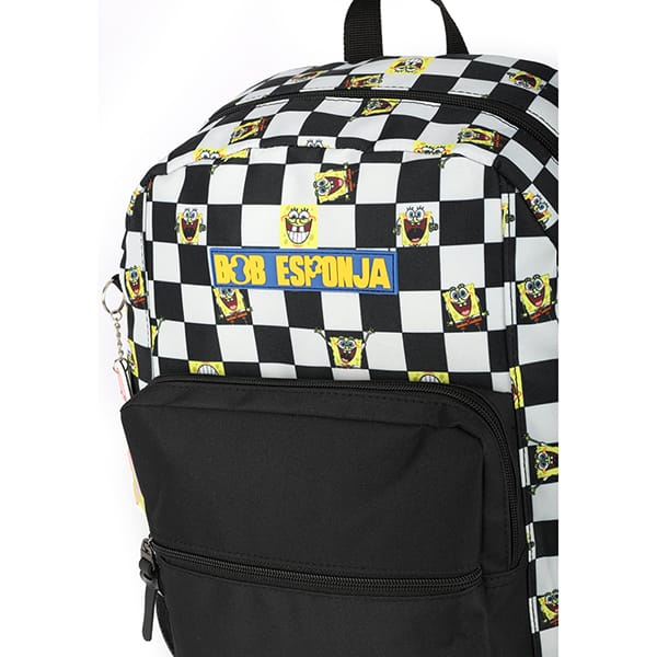 Mochila Escolar Bob Esponja MS47754BE Luxcel - PT 1 UN