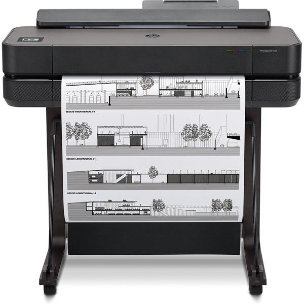 Impressora Convencional Hp Designjet T650 24" 5hb08a Jato de Tinta Térmico Colorida Usb, Ethernet e Wi-fi Bivolt