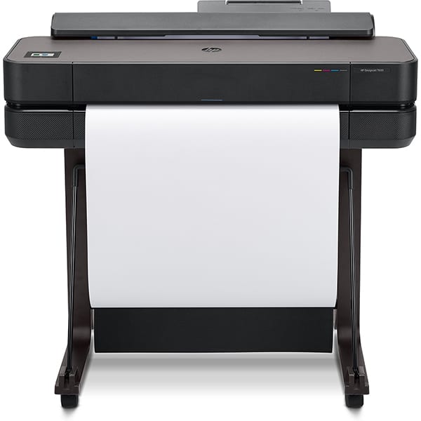 Impressora Plotter DesignJet T650 24" com suporte, Wi-fi, Conexão Ethernet, Bivolt, 5HB08D, HP CX 1 UN