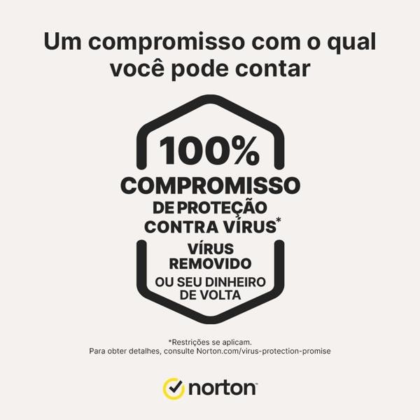 Norton Antivírus Security Gamer 3 dispositivos, Licença 12 meses, Digital para Download, NortonLifeLock - 1 UN