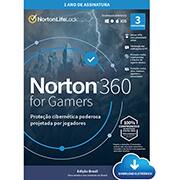 Norton Antivírus Security Gamer 3 dispositivos, Licença 12 meses, Digital para Download, NortonLifeLock - 1 UN