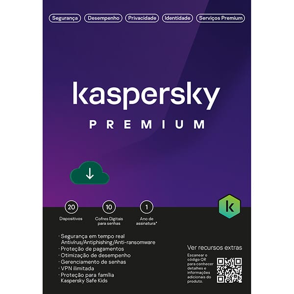 Kaspersky Antivírus Premium 20 disp 12m KL1047KDNFS Kaspersky UN 1 UN