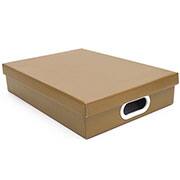 Caixa organizadora retangular A4 kraft 34x25x7 Boxgraphia PT 1 UN