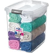 Caixa organizadora média alta cristal 14L SR921 Sanremo PT 1 UN