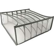 Colmeia organizadora TNT flexível com 7 divisórias, 32 x 32 x 10cm, Transparente, Dello - CX 1 UN Colmeia organizadora TNT flexível com 7 divisórias, 32 x 32 x 10cm, Transparente, Dello - CX 1 UN