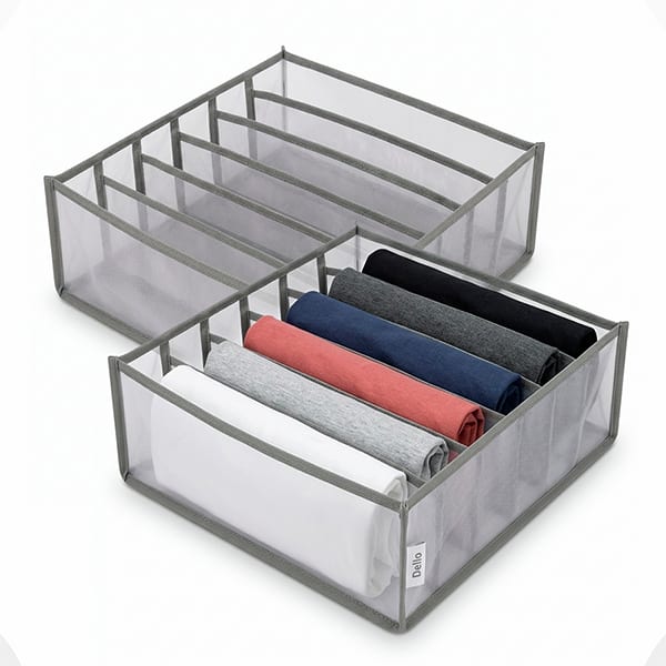 Colmeia organizadora TNT flexível com 7 divisórias, 32 x 32 x 10cm, Transparente, Dello - CX 1 UN Colmeia organizadora TNT flexível com 7 divisórias, 32 x 32 x 10cm, Transparente, Dello - CX 1 UN