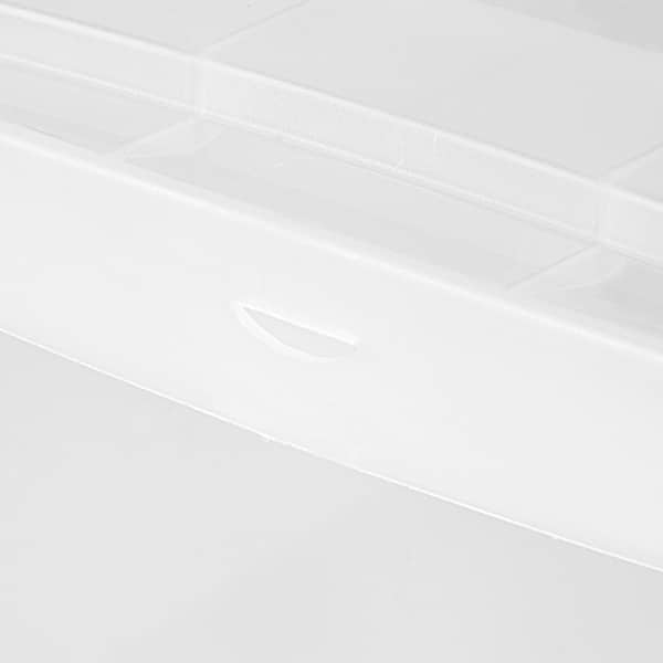 Caixa organizadora larga alta cristal 65L 22201 Ordene PT 1 UN