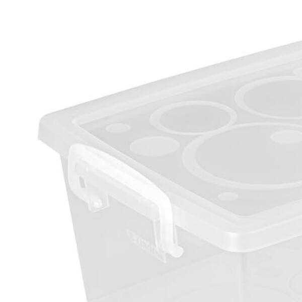 Caixa organizadora mini 1.5L transparente OR80200 Ordene PT 1 UN