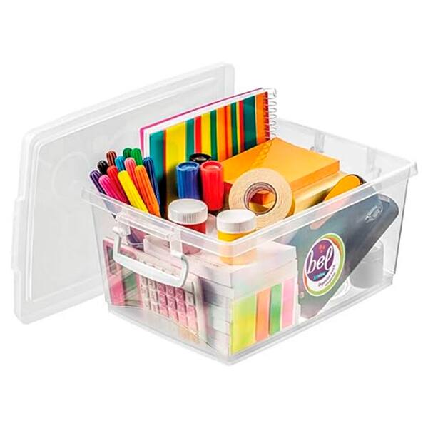 Caixa organizadora c/trava cristal 4L OR80300 Ordene PT 1 UN Caixa organizadora c/trava cristal 4L OR80300 Ordene PT 1 UN