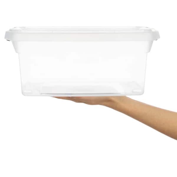 Caixa organizadora pequena alta transparente 6L SR901 Sanremo PT 1 UN