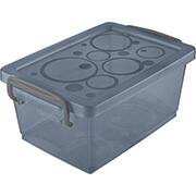 Caixa organizadora c/trava cinza 1,5L OR80259N Ordene PT 1 UN