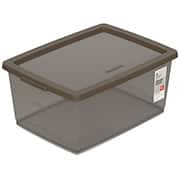 Caixa organizadora c/trava camurça 15L OR80559N Ordene PT 1 UN Caixa organizadora c/trava camurça 15L OR80559N Ordene PT 1 UN