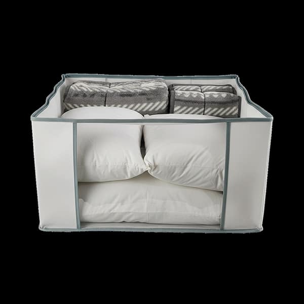 Caixa Organizadora TNT Flexível, 60 x 45 x 30cm, Cinza, Dello - CX 1 UN Caixa Organizadora TNT Flexível, 60 x 45 x 30cm, Cinza, Dello - CX 1 UN