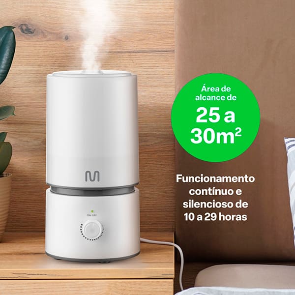 Umidificador de ambiente 1,8L bivolt Easy Air HC290 Multilaser CX 1 UN Umidificador de ambiente 1,8L bivolt Easy Air HC290 Multilaser CX 1 UN