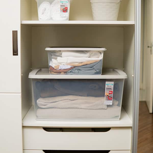 Caixa organizadora plástica com tampa, , 30L, OR80759N, Ordene - 1 UN