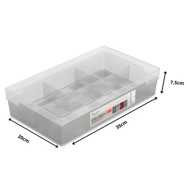 Caixa organizadora com três divisórias, C80/4 OR67400, Ordene - PT 1 UN