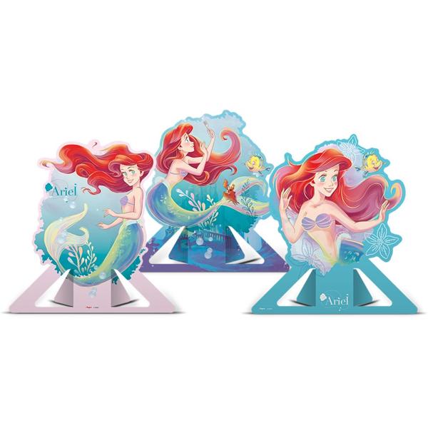 Decorações de Mesa Infantil, Ariel, A Pequena Sereia, Regina Festas - PT 6 UN