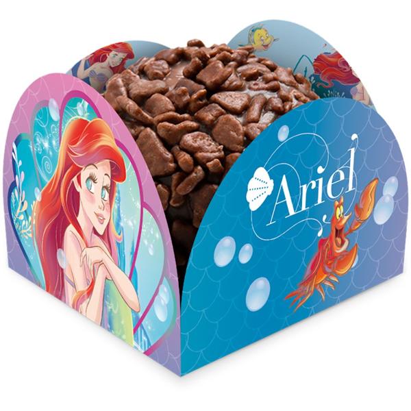 Porta-forminhas Disney, Ariel, A Pequena Sereia, Regina Festas - PT 50 UN