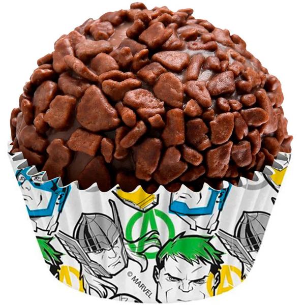 Forminha de Brigadeiro Os Vingadores, número 5, Regina Festas - PT 100 UN