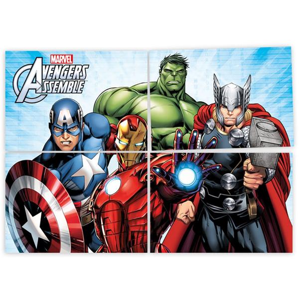 Painel Decorativo para Festa Infantil Vingadores Avengers Marvel, Regina Festas - PT 1 UN