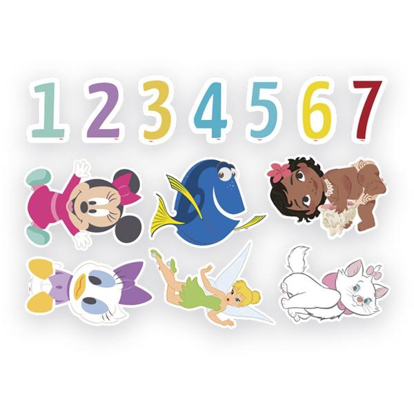 Kit Decorativo para Festas Mesversário, Disney, Amarelo, Regina Festas - KT 1 UN