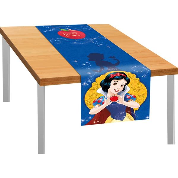 Toalha de Mesa Infantil Trilho, Branca de Neve, 40cm x 200cm, Regina Festas - PT 1 UN