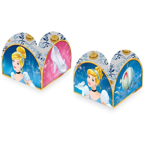 Porta-forminhas Disney, Cinderela, Regina Festas - PT 50 UN