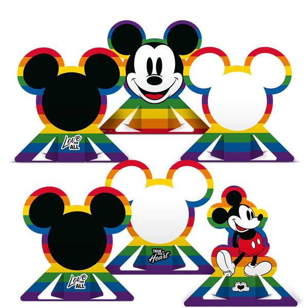 Decoração de Mesa Infantil, Disney Pride, Regina Festas - PT 6 UN