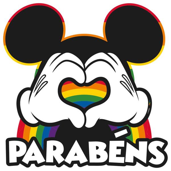 Topos de Bolo Infantil, Disney Pride, Regina Festas - PT 1 UN