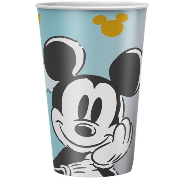 Copo para Festa Infantil, Chá Revelação, Mickey e Minnie, 180ml, Regina Festas - PT 12 UN