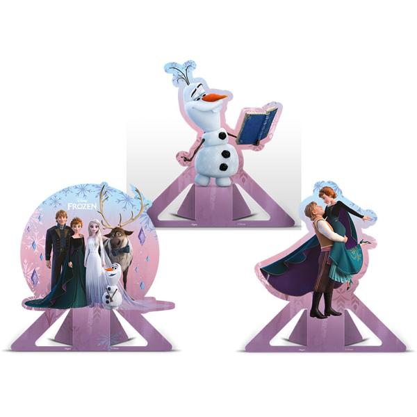 Decoração de Mesa Infantil Frozen, Regina Festas - PT 6 UN