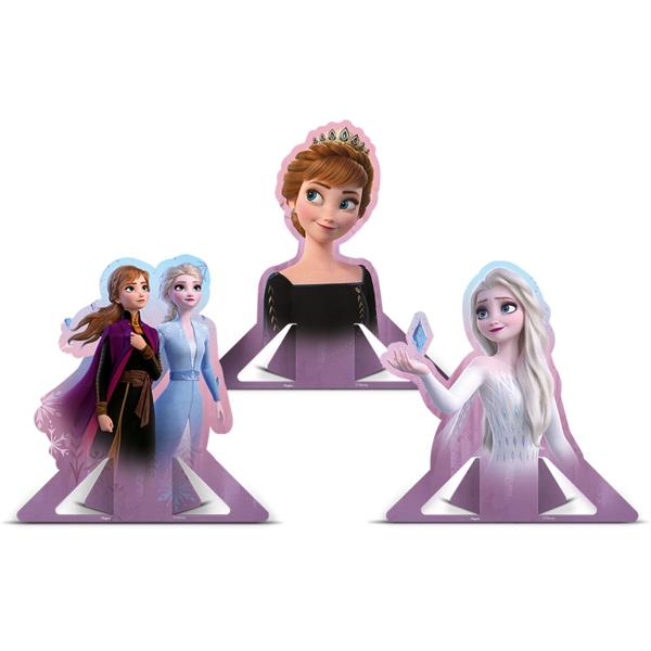 Decoração de Mesa Infantil Frozen, Regina Festas - PT 6 UN