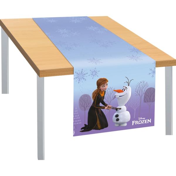 Toalha de Mesa Infantil Trilho, Frozen, 40cm x 200cm, Regina Festas - PT 1 UN