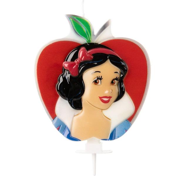 Vela de Aniversário Disney, Branca de Neve, Silver Plastic - BT 1 UN