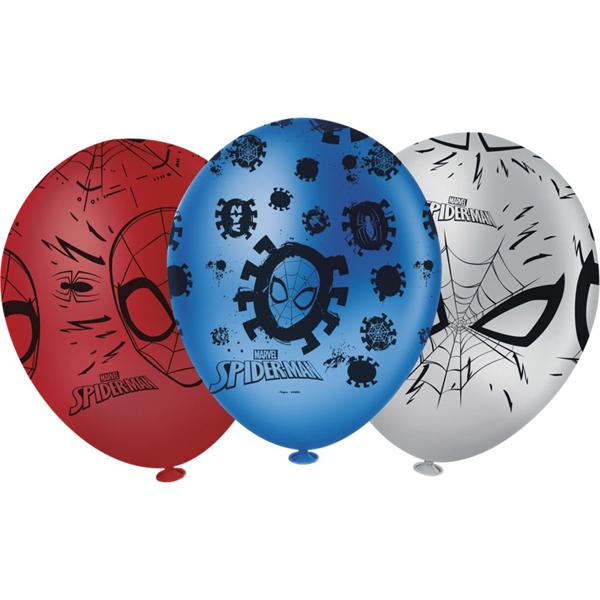 Balões de Aniversário, Homem-aranha, Premium, Látex, 12", Regina Festas - PT 10 UN