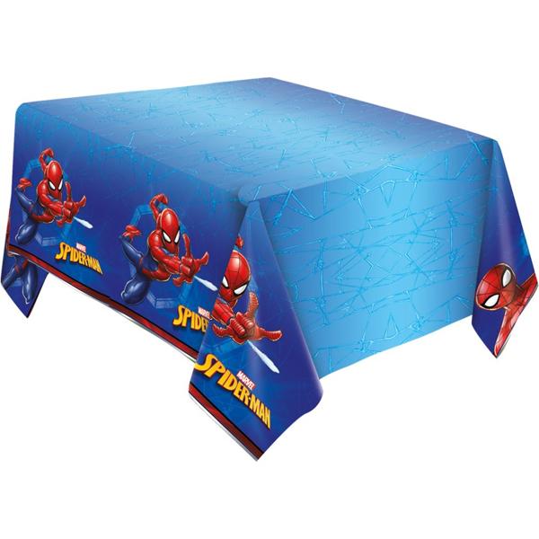 Toalha de Mesa Infantil Homem Aranha Spiderman Marvel, 120cm x 200cm, Regina Festas - PT 1 UN