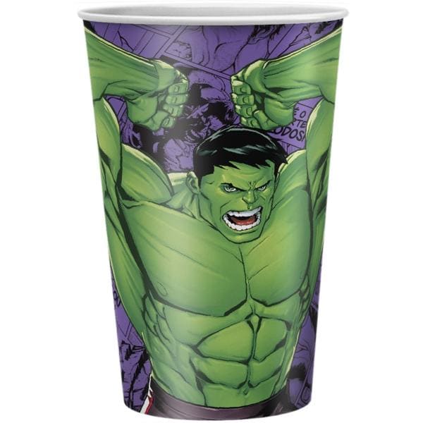 Copo para Festa Infantil, Hulk, 180ml, Regina Festas - PT 12 UN